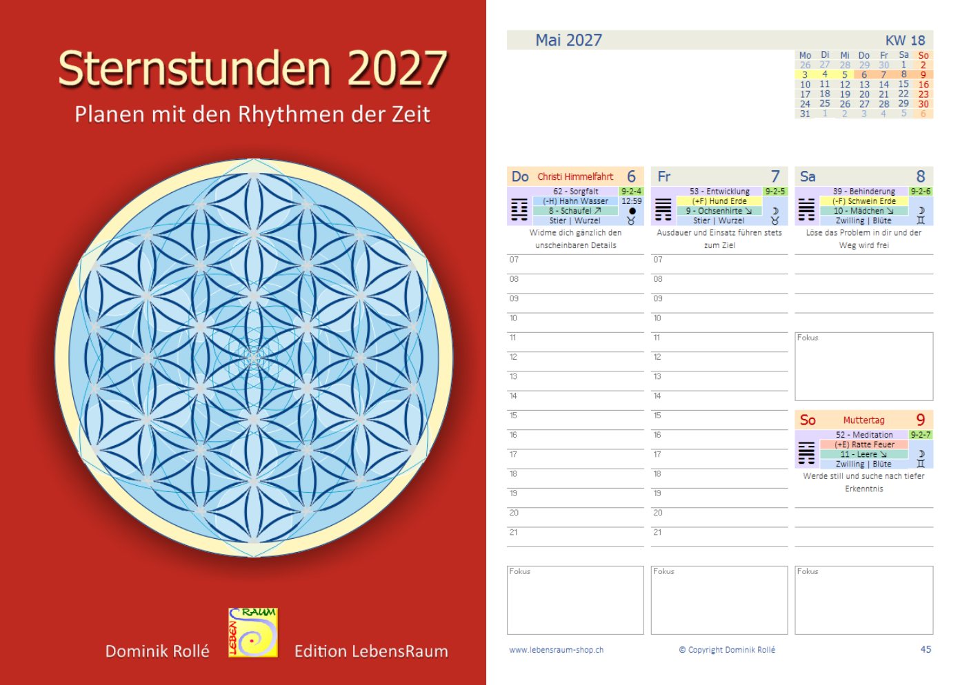 Sternstunden Cover + Wochenplaner