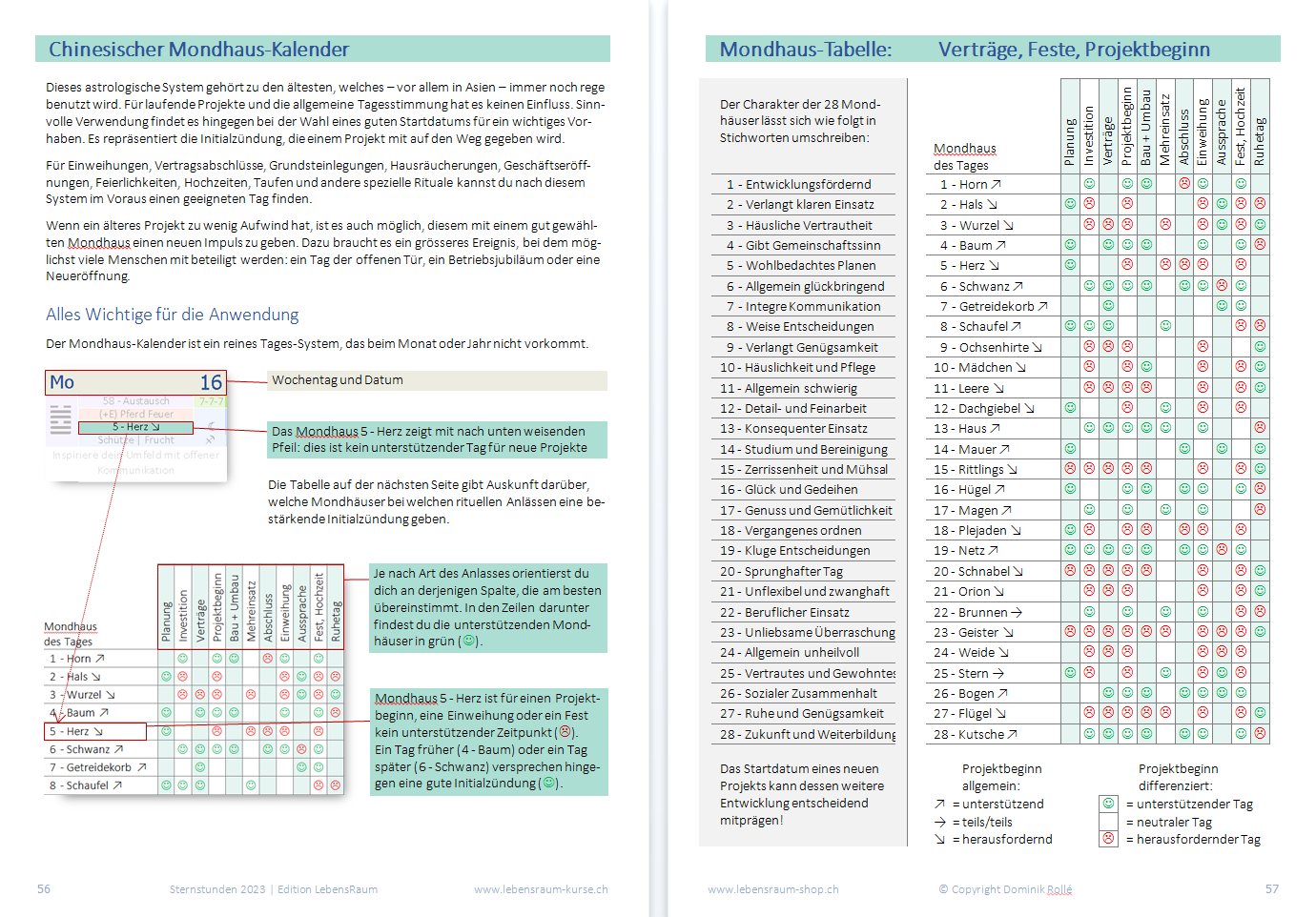 Sternstunden Mondhaus-Kalender